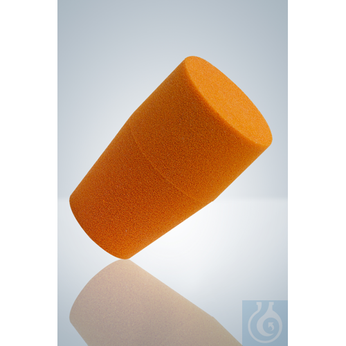 BIO-SILICO® (1 PACK = 10 PCS), STERIL STOPPER, ORANGE, N28