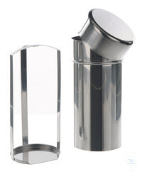 Sterilizing box f. 10 Petri dishes, 18/10 steel