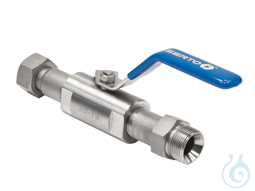 Shut-off valve M24x1.5 female/male (-60…+200 °C)