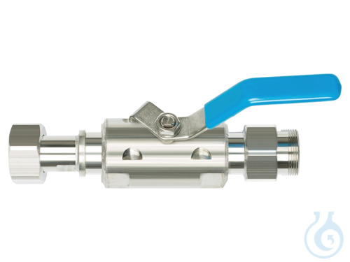 Shut-off valve M30x1.5 female/male (-60…+200 °C)