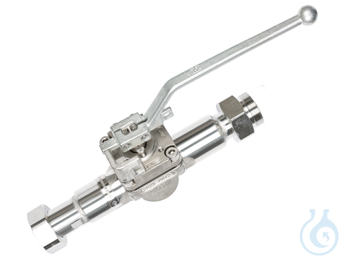 Shut-off valve M38x1.5 female/male (-60…+200 °C)
