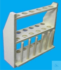 Test tube rack wood 12 tubes Ø20 mm
