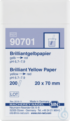 Brillant yellow paper (200 strips)