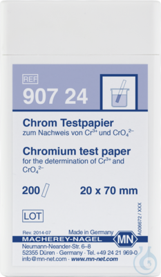 Chromium test paper