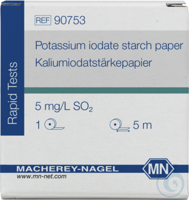 Potassium iodate starch paper