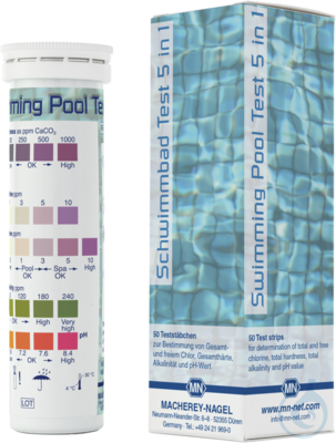 Swimming pool test 5 in 1 (50 strips)