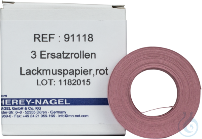 Litmus paper red (3 reel refill pack)