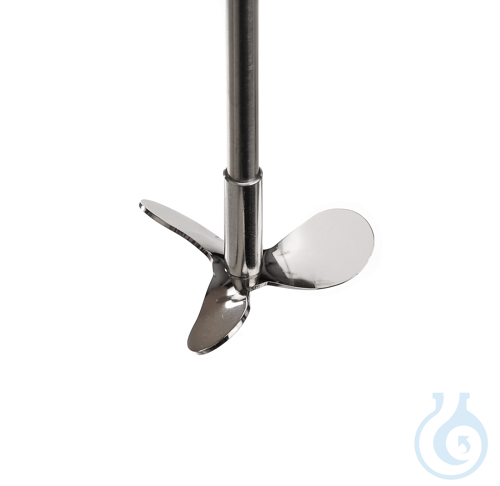 Propeller stirrer with 3 blades, 1 casting piecel, L=650mm, D=70mm, shaft d