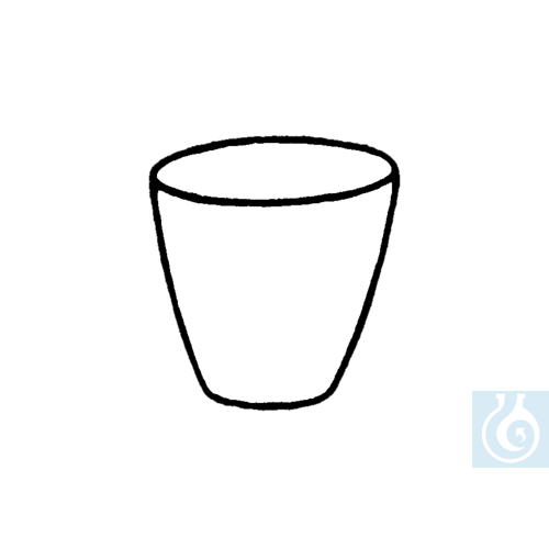 neoChoice Tiegel aus Porzellan, 80 ml, mittelhohe Form, 60x48 mm