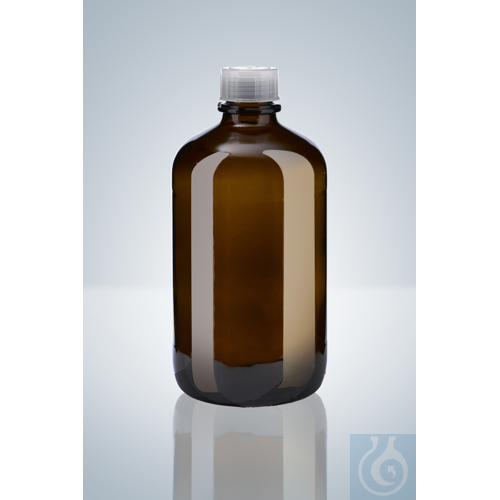 AMBER GLASS FLASK A 45 2500 ML