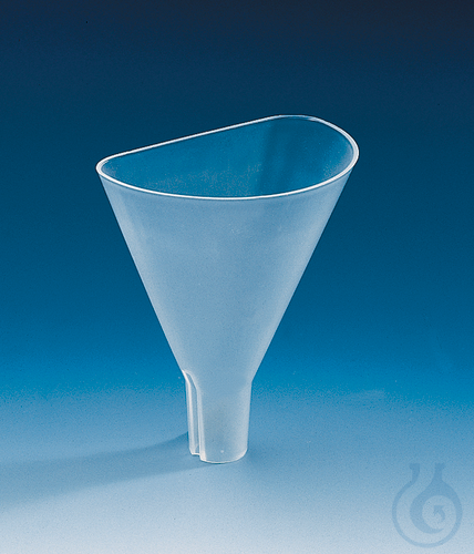 Standard ground joint funnel, PP, funnel out. dia. 50 mm, stem f. NS 19/26