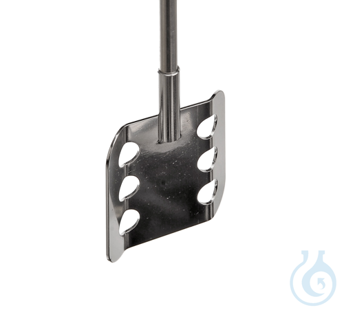 Paddle stirrer 6 holes, 18/10 steel, L=500mm