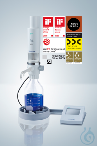 OPUS® DISPENSER 50 ML, INCL. 3 PLUGS (EU,US,UK)