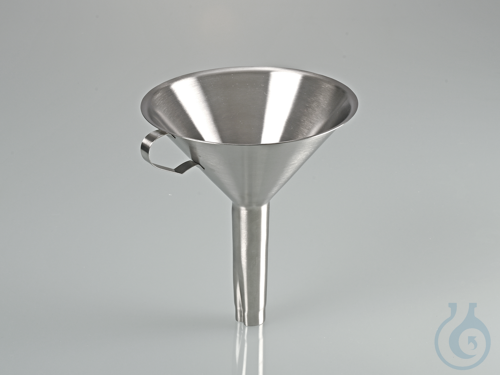 Funnel, stainless steel, AISI 304, outer-Ø 150 mm