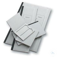 Cardboard preparation folders with lid