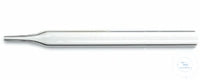 Dropper pipettes made of glass without a ball