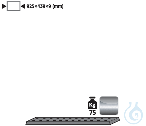 perforated insert st.steel 1.4016 raw for UB90/UB30 B1100 925x436x9