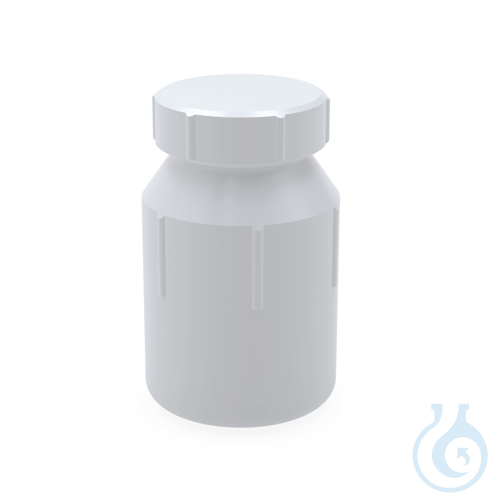 BOLA Wide-Mouth Bottles with Conical Neck, 100 ml Made of fluoroplastic, with sc
