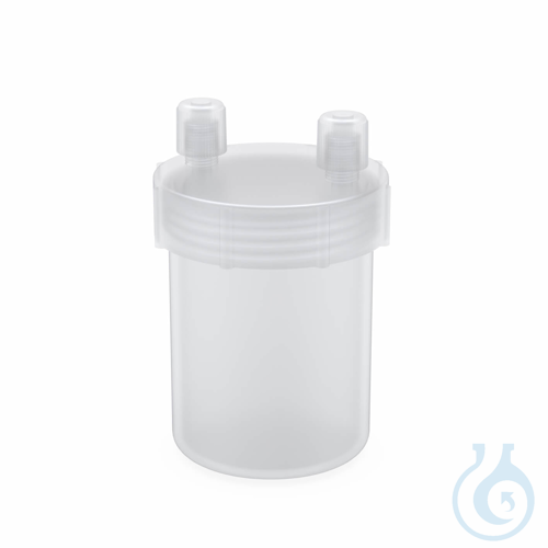 BOLA Jars, 240 ml 2 x aØ 6,35 mm PFA, with fitting for tubing
