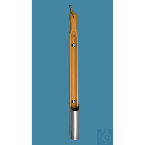 Tank cupcase according to ASTM D1086 for tank thermometer according to ASTM/IP,