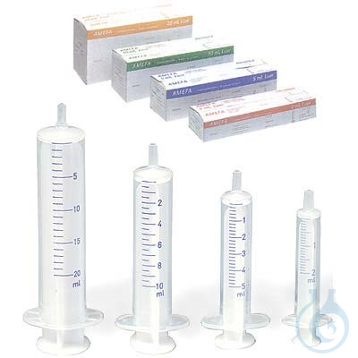 Disposable Syringes 10 ml, Luer approach, individually sterile packed, DEHP-free