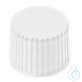 ND8 PP Screw Cap, white, closed top, 10x100/PAK