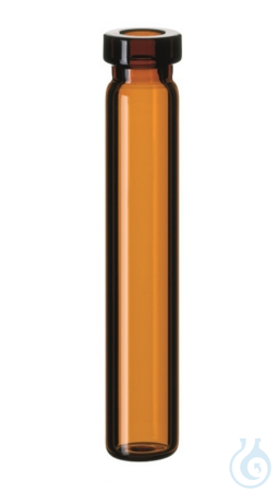 ND8 0,7ml Crimp Neck Vial, 40 x 7mm, amber glass, 10 x 100 pc