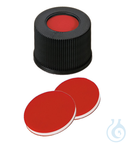 ND10 PP cap, PTFE red/Silicone white/PTFE red