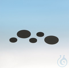 Septa, 11 mm diameter, Viton 1A black, 1,5 mm 1000/pck