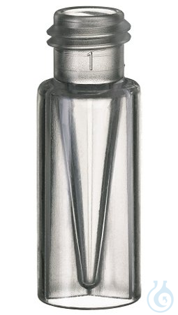 ND9 0.3ml PP Short Thread Micro-Vial, 32 x 11.6 mm, transparent, 10 x 100 pc