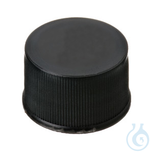 ND13 PP Screw Cap, black, closed, 10x100/PAK
