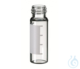 ND13 4ml Screw Neck Vial, 45x14,7mm, clear, label/filling lines, 10 x 100 pc