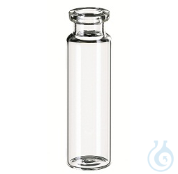 ND20/ND18 20ml Headspace-Vial, 75,5x22,5mm, clear, DIN-crimp neck, flat bottom