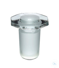 MST24 behrotest Solid Glass stopper rounded TIP NS 24
