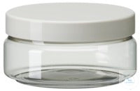 PWG100 behroplast PET bottle, wide-mouth, clear transparent, 100 ml with P-Propy