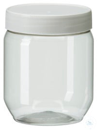 PWG500 behroplast PET bottle, wide-mouth, clear transparent, 500 ml with P-Propy