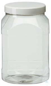 PWG2000 behroplast PET bottle, wide-mouth, clear transparent, 2000 ml with P-Pro