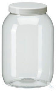 PWG2500 behroplast PET bottle, wide-mouth, clear transparent, 2500 ml with P-Pro