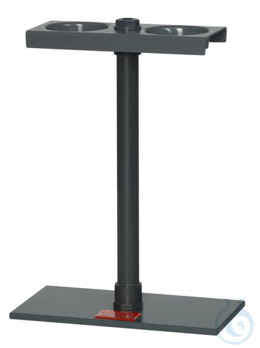 GSO2 behroplast rack for Sedimention vessels made of solid PVC grey for 2 Imhoff