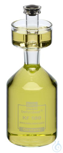 KF100/60 behrotest Karlsruhe flask 100 ml with stopper 60 mm