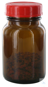 RB250GT behrotest sampling bottle 250 ml, brown glass, wide-mouth with PTFE coat