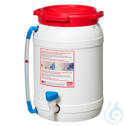 WF20H behroplast wide neck drum 20 l with spigot & level indicator