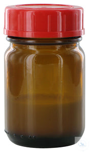 RB50GT behrotest sampling bottle 50 ml, amber with PTFE-coated cap