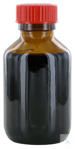 NB100GT behrotest sampling bottle 100 ml, brown glass, narrow neck with PTFE coa