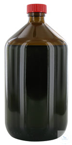 NB1000GT behrotest sampling bottle 1000 ml, brown glass, narrow neck with PTFE c