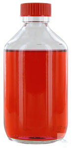 NK250GT behrotest sampling bottle 250 ml, clear glass, narrow neck with PTFE coa