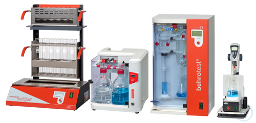 ASM-IR behrotest analysis unit Kjeldahl for 12 samples