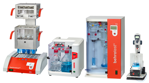 ASM-K behrotest analysis unit Kjeldahl for 12 samples