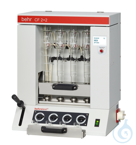 CF2+2 behrotest semi-automatice crude fibre extraction unit max. 4 sample places