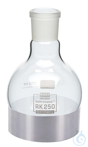 AM250/SET behrotest aluminium adapter for 250 ml round bottom flask with inlays